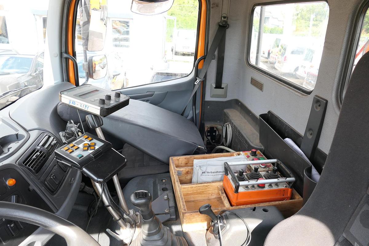 Gebraucht Mercedes-Benz 1828 AK Kran Axor-R Atlas 85.2 Kipper Winterdienst