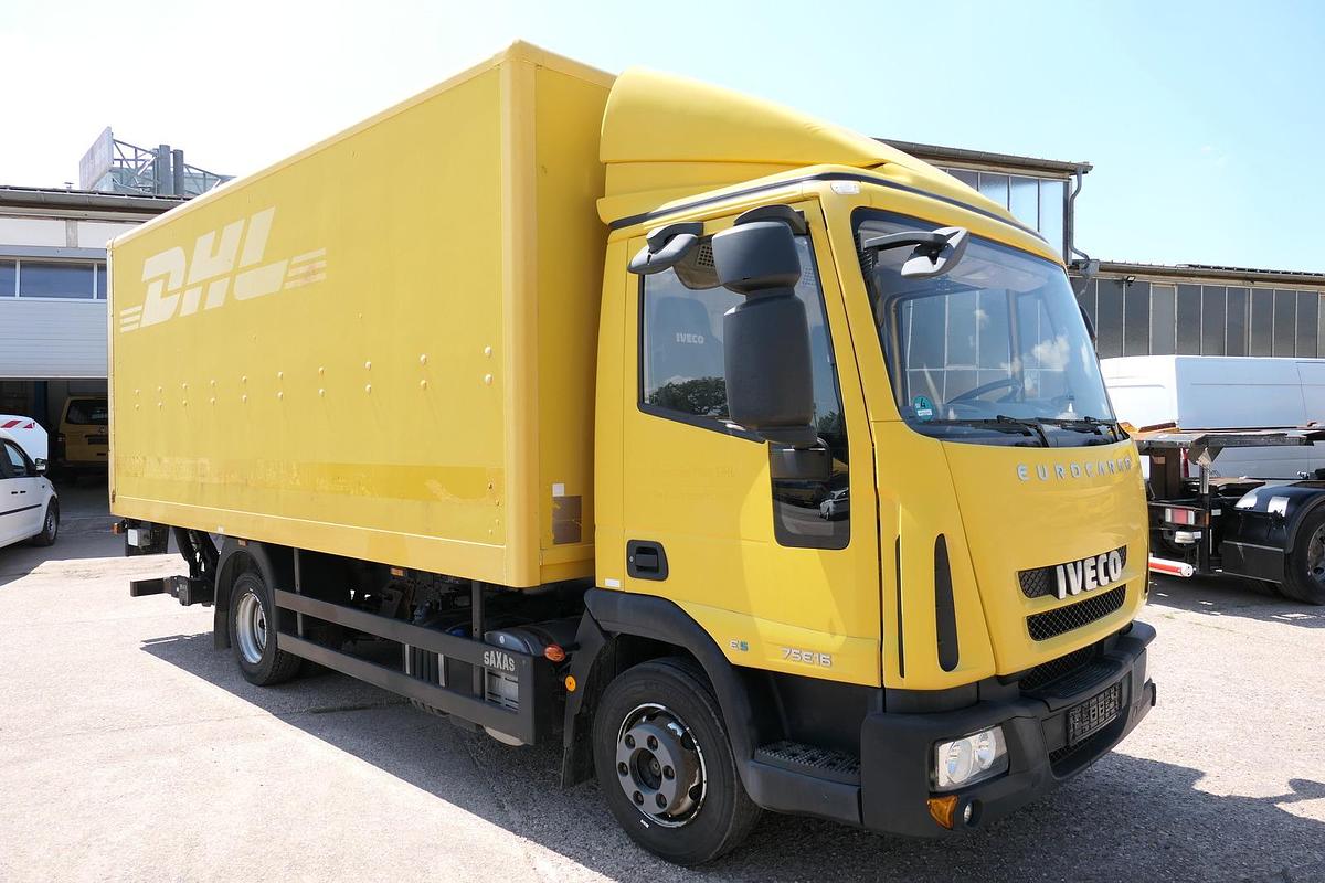 Gebraucht Iveco EuroCargo ML 75 E 16 P LBW LUFT AUTOMATIK COC EURO-5 Koffer-Innenlänge 5,5m