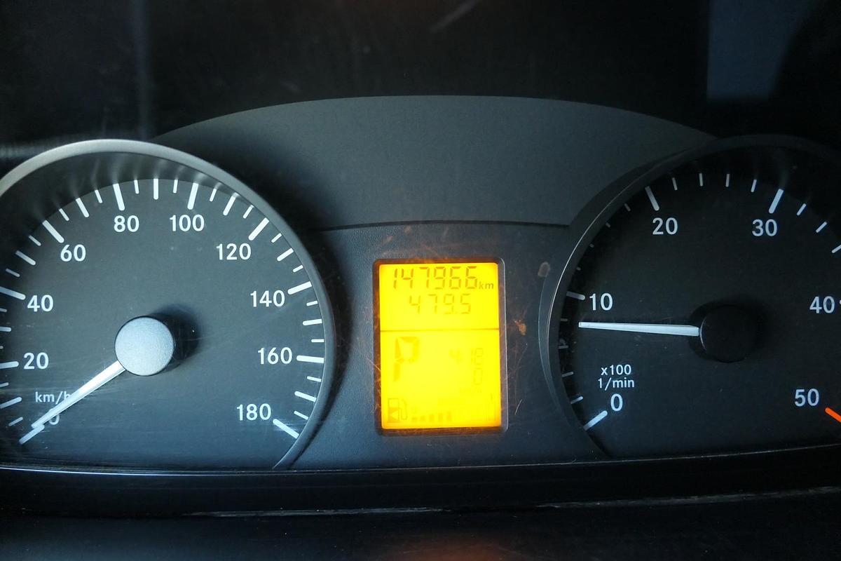 Gebraucht Mercedes-Benz SPRINTER 310 CDI MAXI EURO-5 CoC KOFFER REGALE KAMERA DURCHGANG