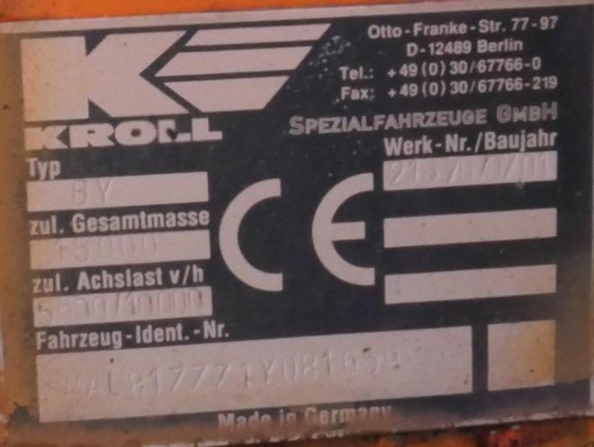 Gebraucht MAN LE 1608 KOMMUNAL KROLL BY SFZ - Rechtslenker