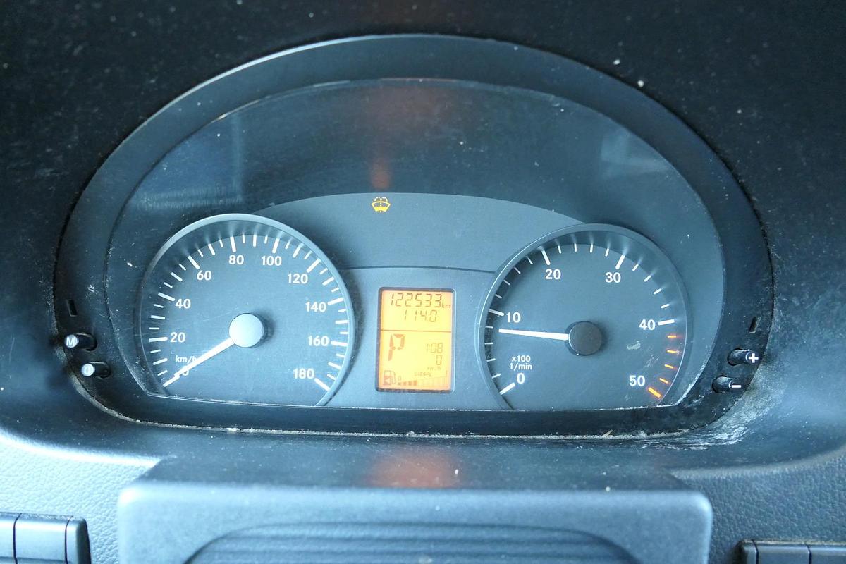 Gebraucht Mercedes-Benz SPRINTER 310 CDI MAXI EURO-5 KOFFER REGALE KAMERA DURCHGANG