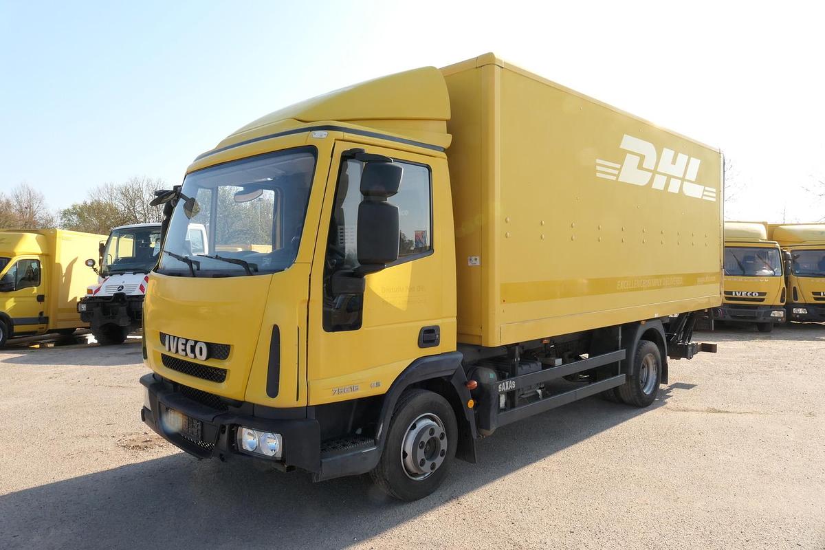 Gebraucht Iveco EuroCargo ML 75 E 16 P LBW LUFT EURO-5