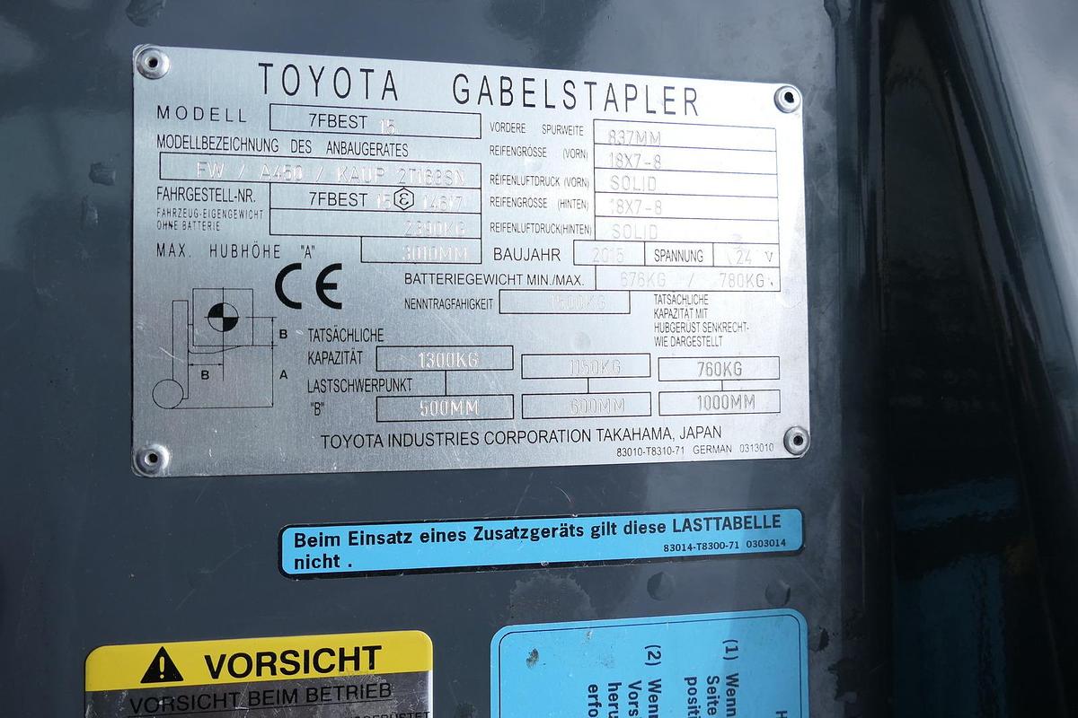 Gebraucht Toyota 7FBEST 15 Elektro 3-Rad