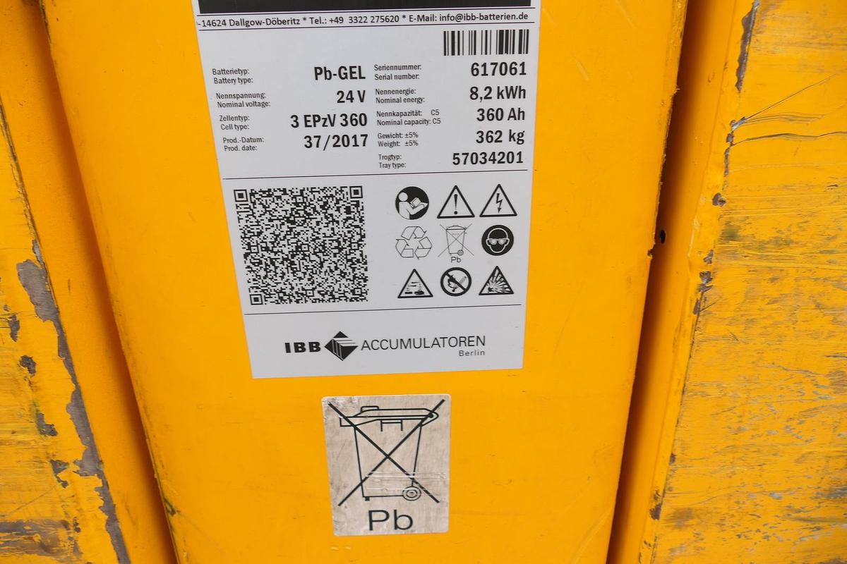 Gebraucht Jungheinrich ESE 220 Batterie 37/2017