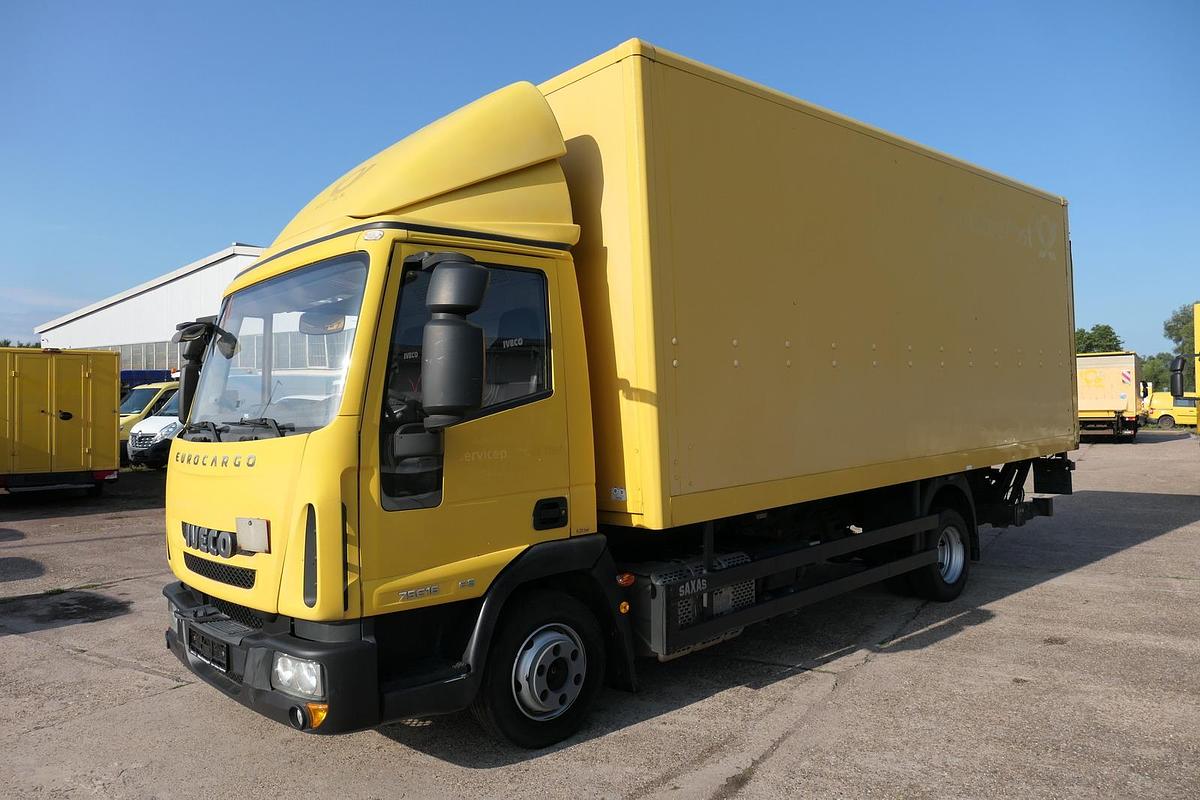 Gebraucht Iveco EuroCargo ML 75 E 16 P LBW AHK LUFT AUTOMATIK CoC EURO-6 - LBH 6,05x2,44x2,28