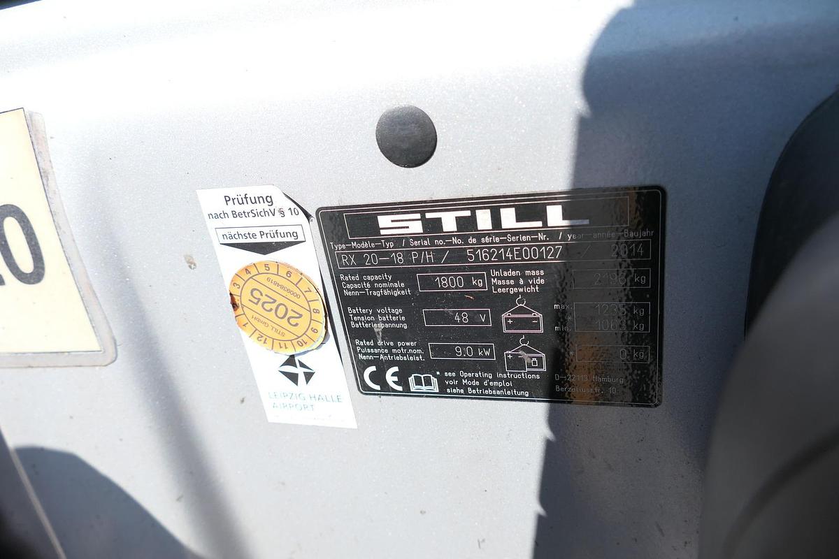 Gebraucht Still RX 20-18P/H 4-RAD Batterie 33/2017