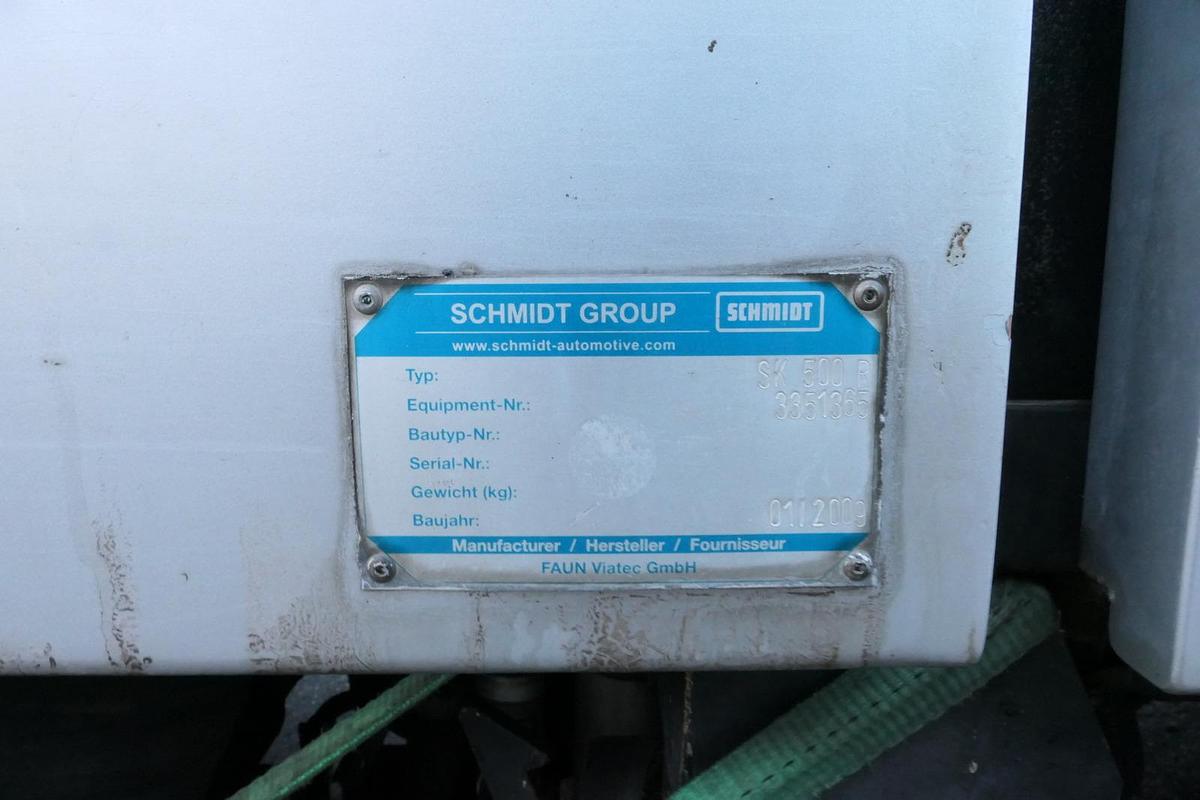 Gebraucht Mercedes-Benz Atego 1018 Rechtslenker Schmidt SK 500 R Rückfahrkamera