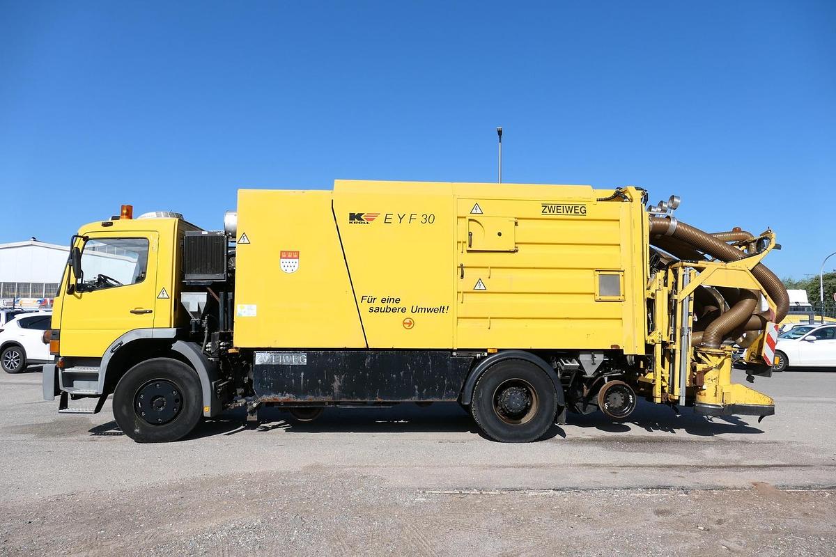 Gebraucht Mercedes-Benz Atego ZW GLEISSAUGER Schienenreiniger KROLL 950.50 ZW Zweiwege