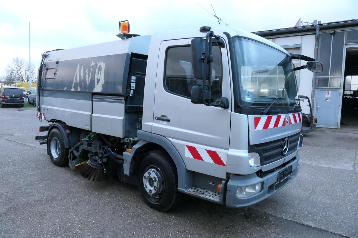Gebraucht Mercedes-Benz Atego 1018 Rechtslenker Schmidt SK 500 R Rückfahrkamera