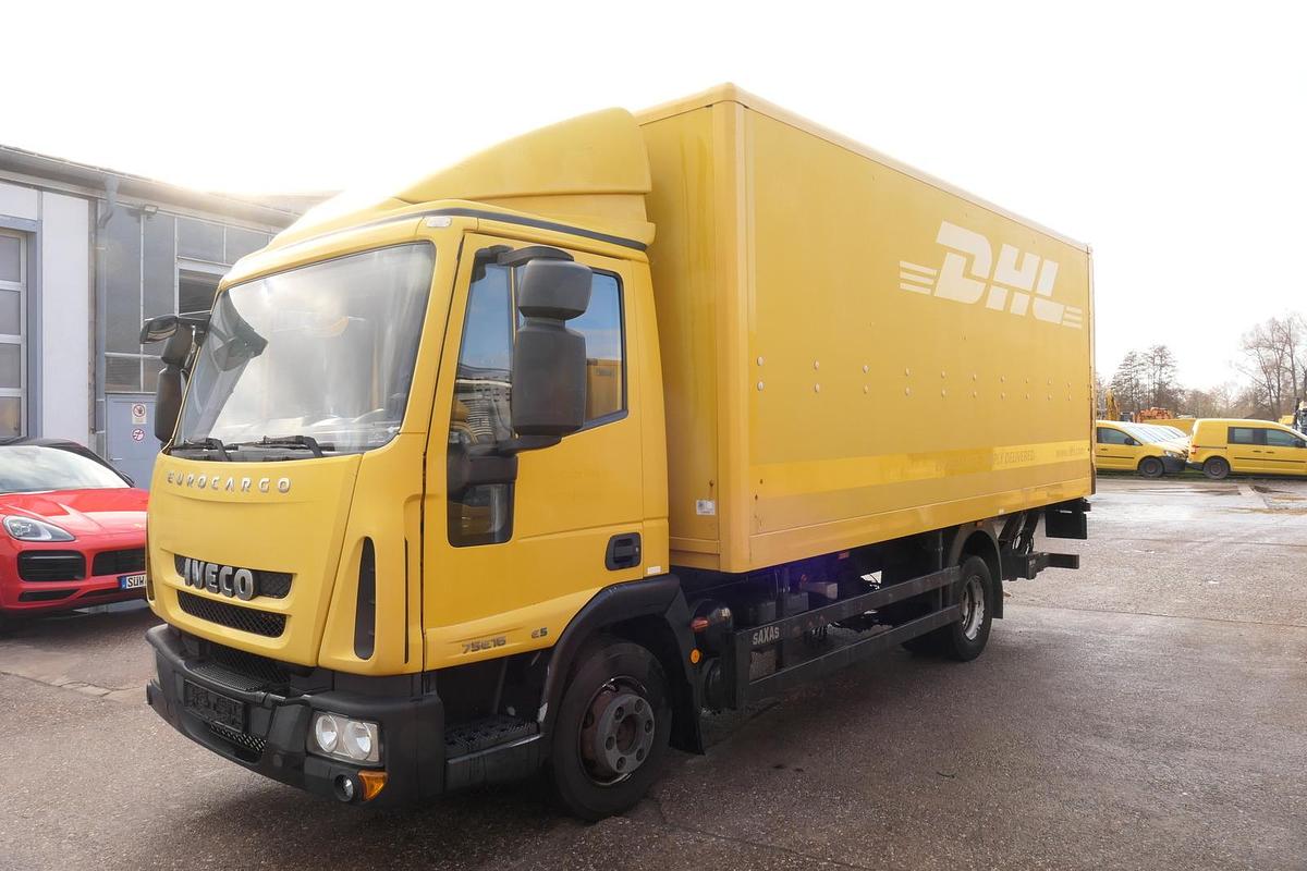 Gebraucht Iveco EuroCargo ML 75 E 16 P LBW LUFT AUTOMATIK COC EURO-5 Koffer-Innenlänge 5,5m