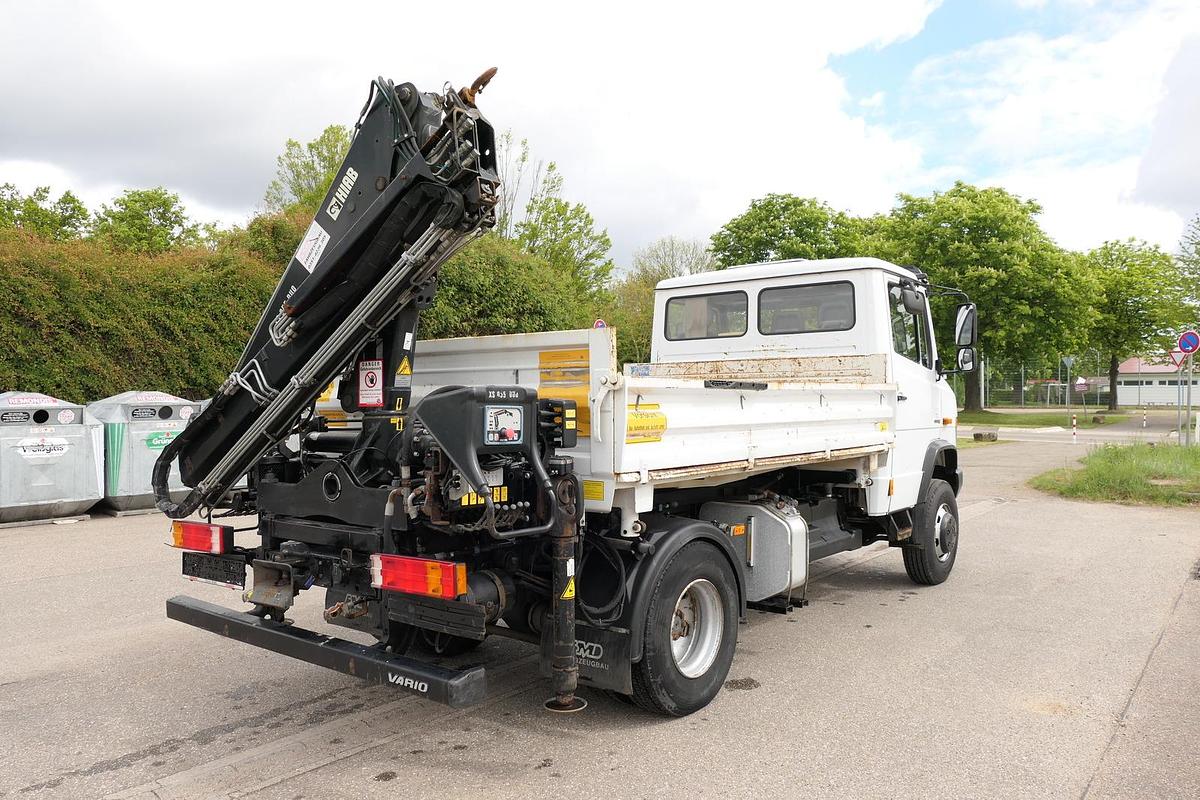 Gebraucht Mercedes-Benz Vario 816D mit Ladekran 3 Sitzer Standheizung HIAB XS 055 DUO - AHK