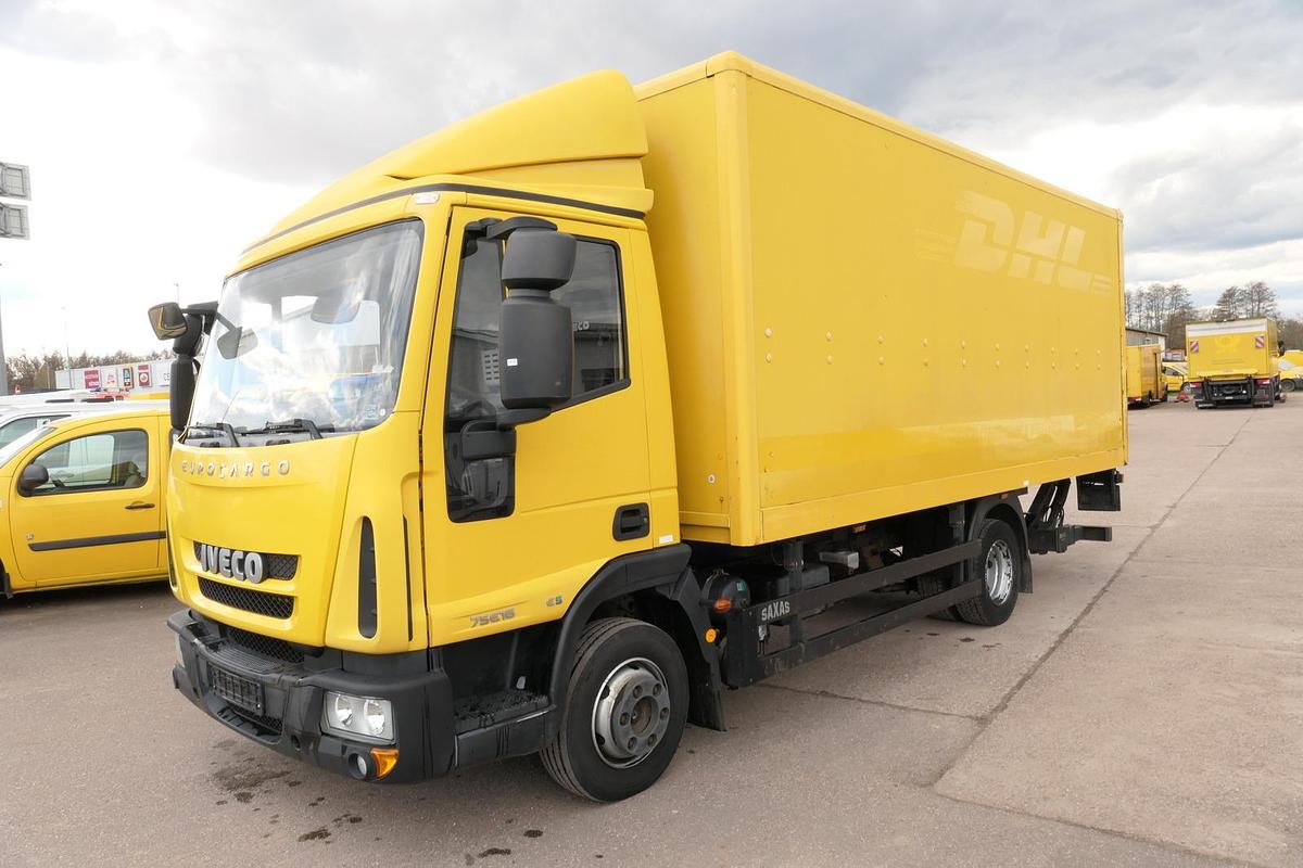 Gebraucht Iveco EuroCargo ML 75 E 16 P LBW LUFT AUTOMATIK COC EURO-5 Koffer-Innenlänge 5,5m