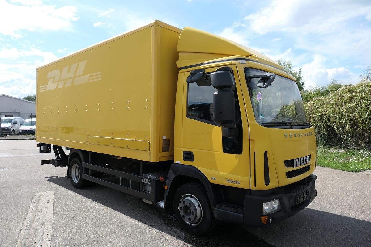 Gebraucht Iveco EuroCargo ML 75 E 16 P LBW LUFT AUTOMATIK COC EURO-5 Koffer-Innenlänge 5,5m
