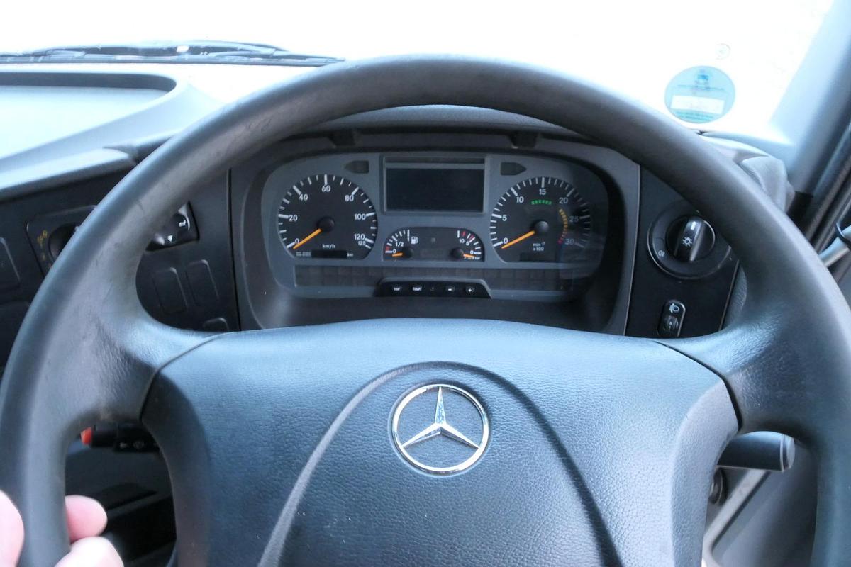 Gebraucht Mercedes-Benz Atego 1018 Rechtslenker Schmidt SK 500 R Rückfahrkamera