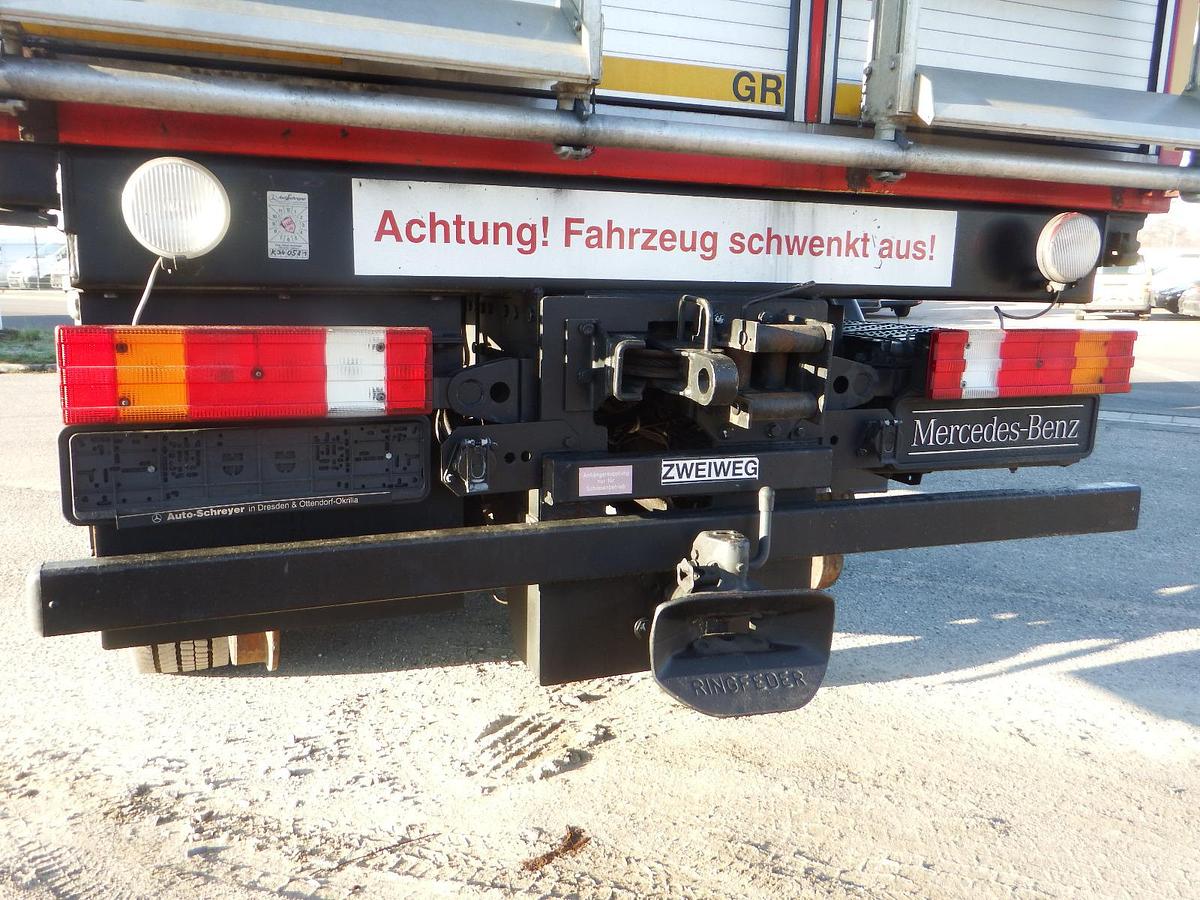 Gebraucht Mercedes-Benz 1124AF 4x4 ZW Feuerwehr Zweiwege Schienenverkehr Lenkachse - AHK - Seilwinde - SFZ