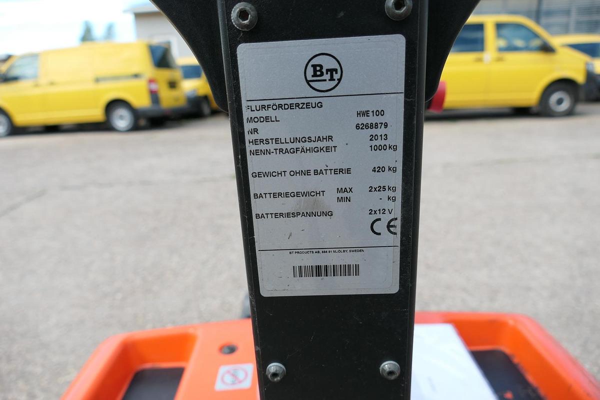 Gebraucht BT HWE 100 Elektro