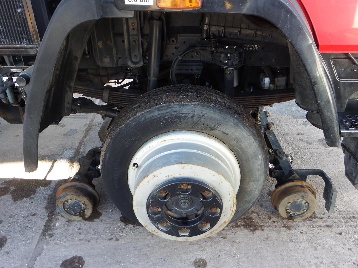 Gebraucht Mercedes-Benz 1124AF 4x4 ZW Feuerwehr Zweiwege Schienenverkehr Lenkachse - AHK - Seilwinde - SFZ