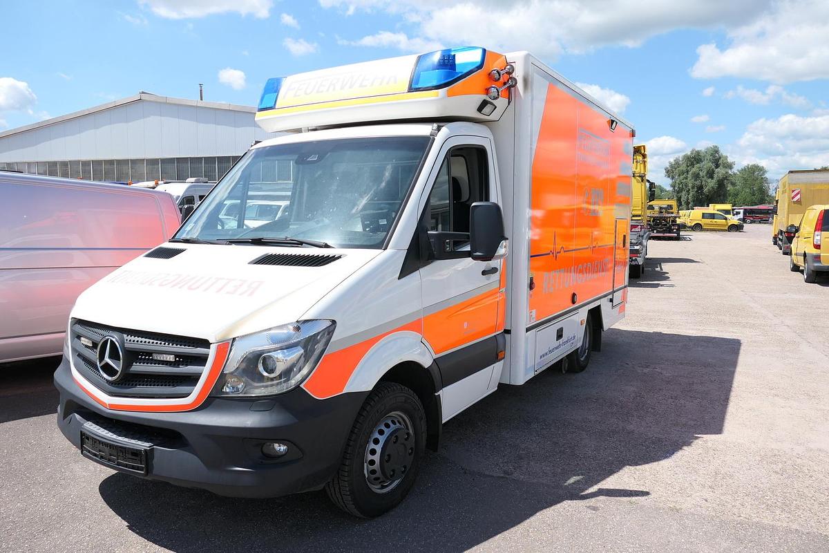 Gebraucht Mercedes-Benz Sprinter 519 CDI Klima Krankenwagen Fahrtec Aufbau