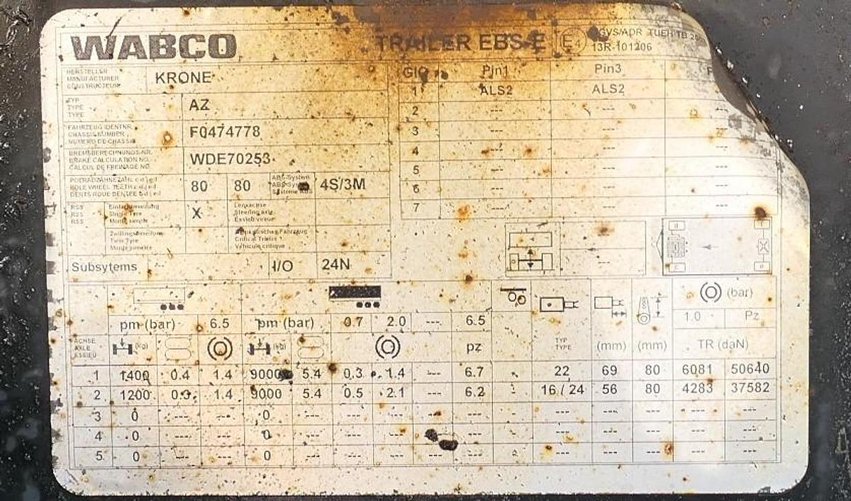 Gebraucht Krone AZ-K 18 EL LBW