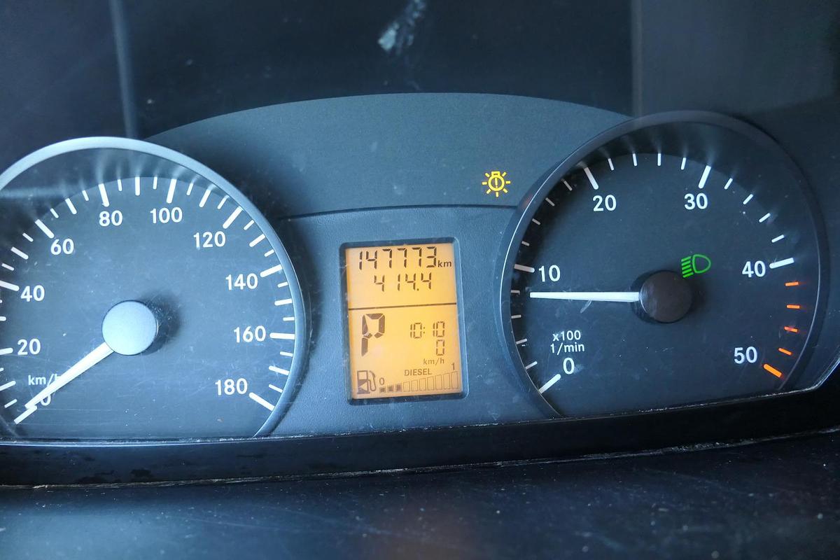 Gebraucht Mercedes-Benz SPRINTER 310 CDI MAXI EURO-5 KOFFER REGALE KAMERA DURCHGANG COC