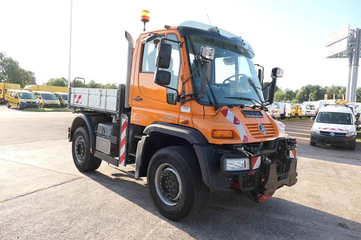 Gebraucht Unimog U400 Euro5 Typ 405 VarioPilot 6 Zylinder SFZ KOMMUNALHYDRAULIK EURO-5 COC