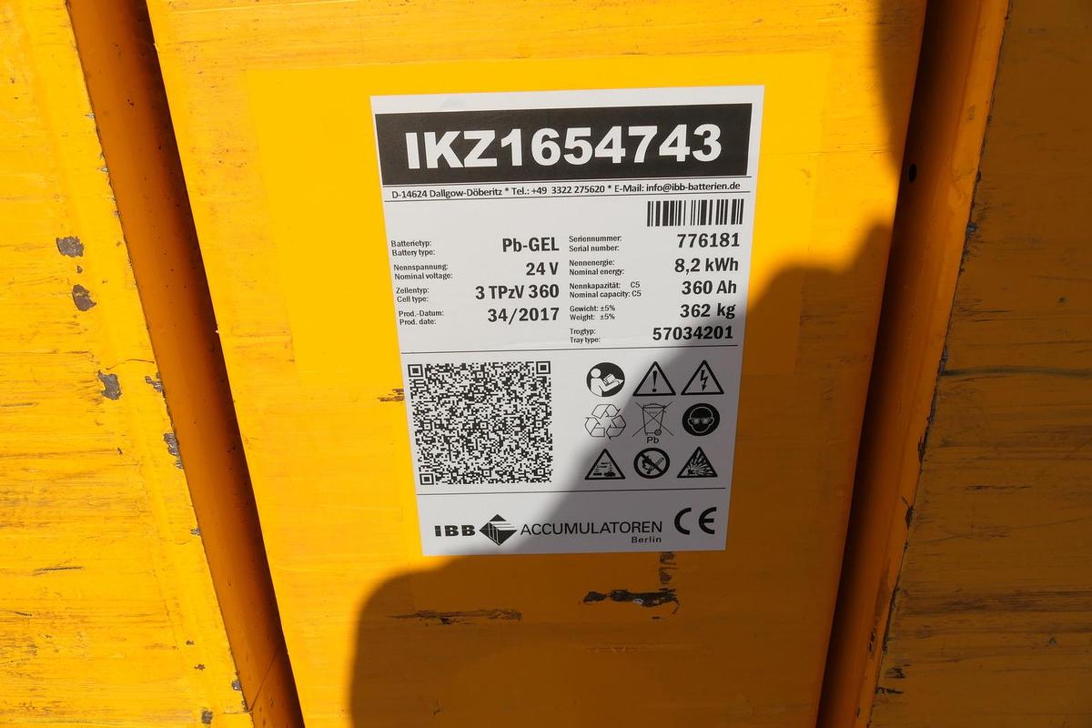 Gebraucht Jungheinrich ESE 220 Batterie 34/2017