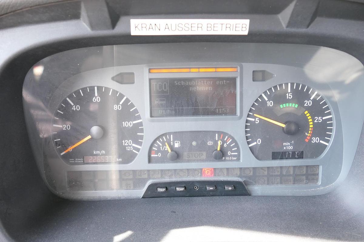 Gebraucht Mercedes-Benz 1828 AK Kran Axor-R Atlas 85.2 Kipper Winterdienst