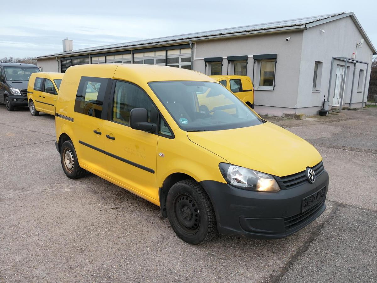Gebraucht Volkswagen Caddy 2.0 TDI EURO-5 PARKTRONIK 6-GANG 2xSCHIEBETÜR CoC