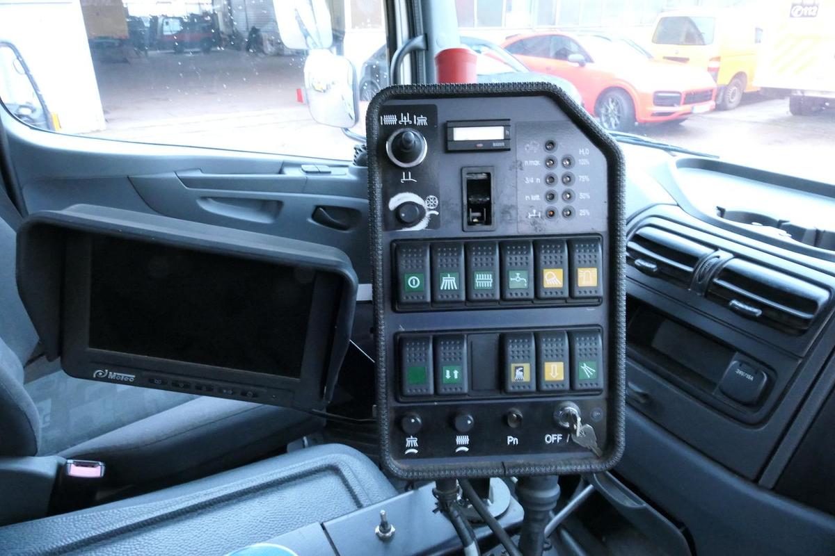 Gebraucht Mercedes-Benz Atego 1018 Rechtslenker Schmidt SK 500 R Rückfahrkamera