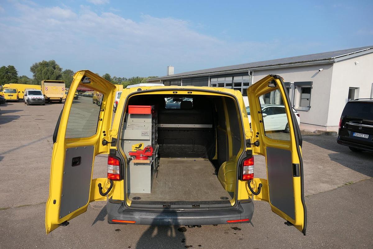 Gebraucht Volkswagen T5 Transporter 2.0 TDI 3-Sitzer Flügeltüren 2xSCHIEBETÜR CoC - Werkstattregal