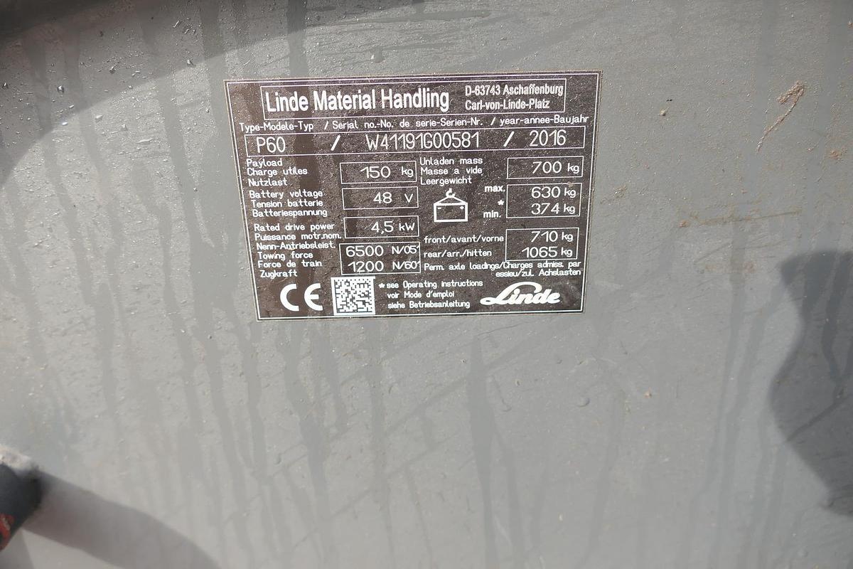 Gebraucht Linde P 60 Z Schlepper 3-Rad