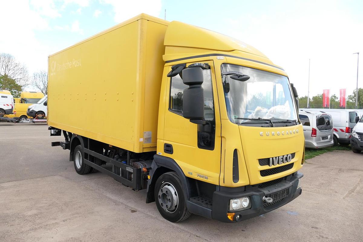 Gebraucht Iveco EuroCargo ML 75 E 16 P LBW LUFT AUTOMATIK EURO-5 Koffer-Innenlänge 5,5m