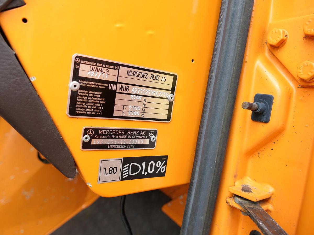 Gebraucht Unimog U1450 Palfinger PK 105B AHK STANDHEIZUNG