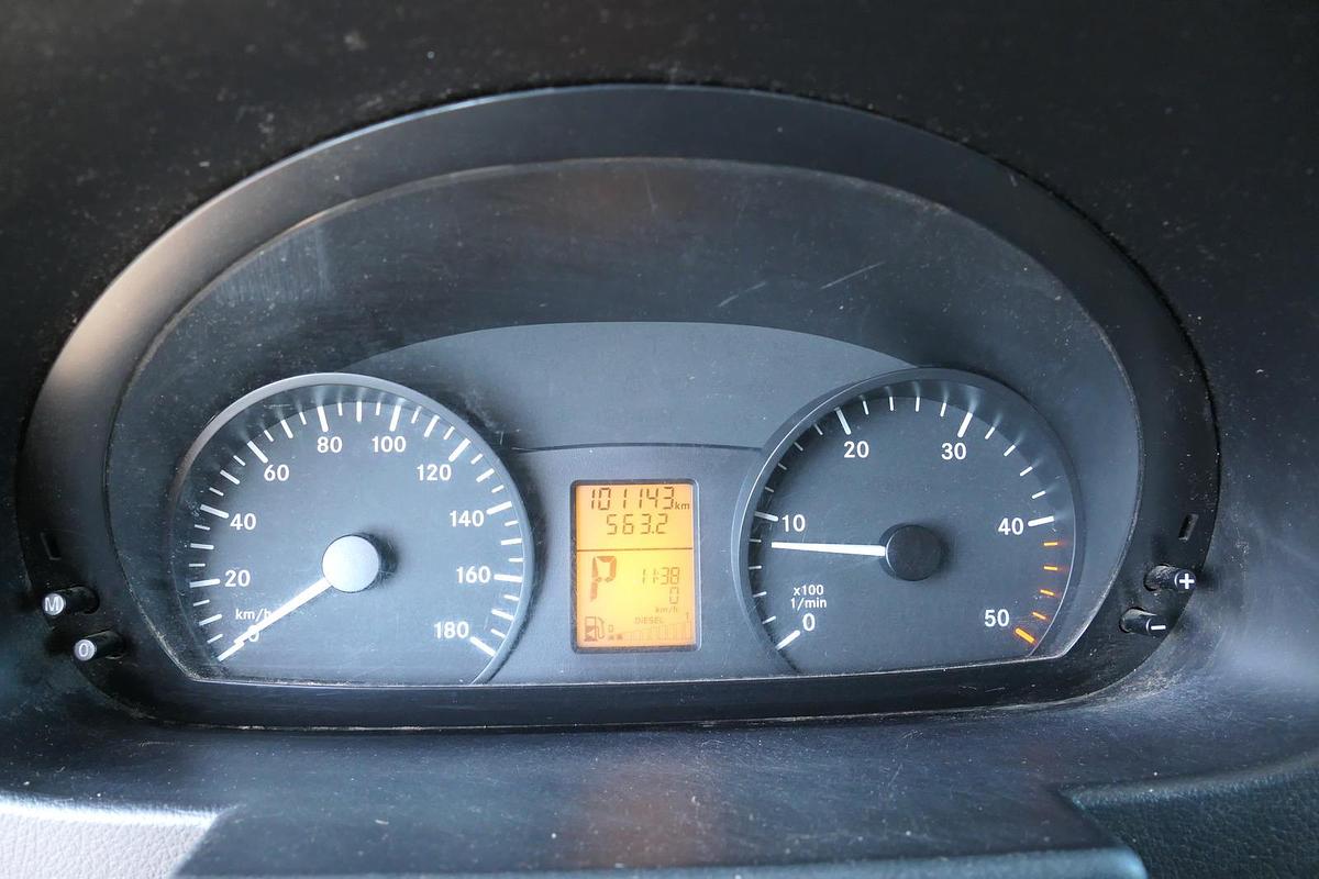 Gebraucht Mercedes-Benz SPRINTER 310 CDI MAXI EURO-5 CoC KOFFER REGALE KAMERA DURCHGANG