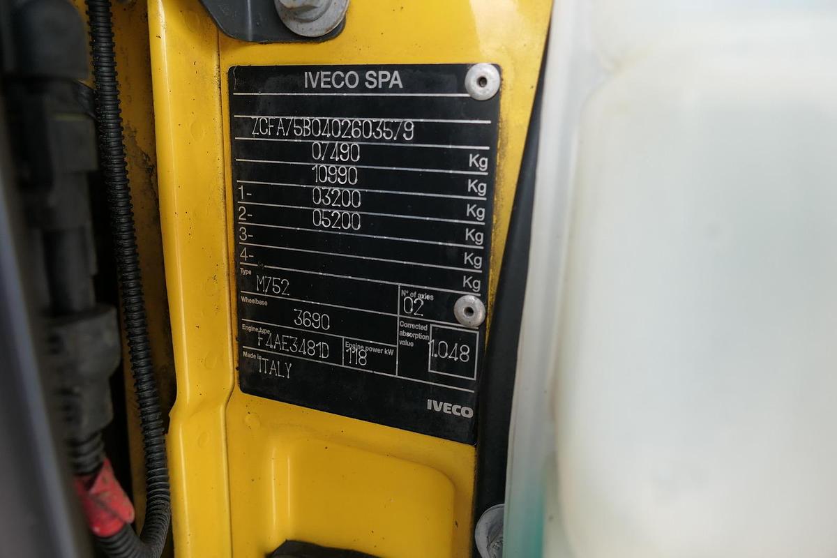 Gebraucht Iveco EuroCargo ML 75 E 16 P LBW LUFT EURO-5 Koffer-Innenlänge 5,4m