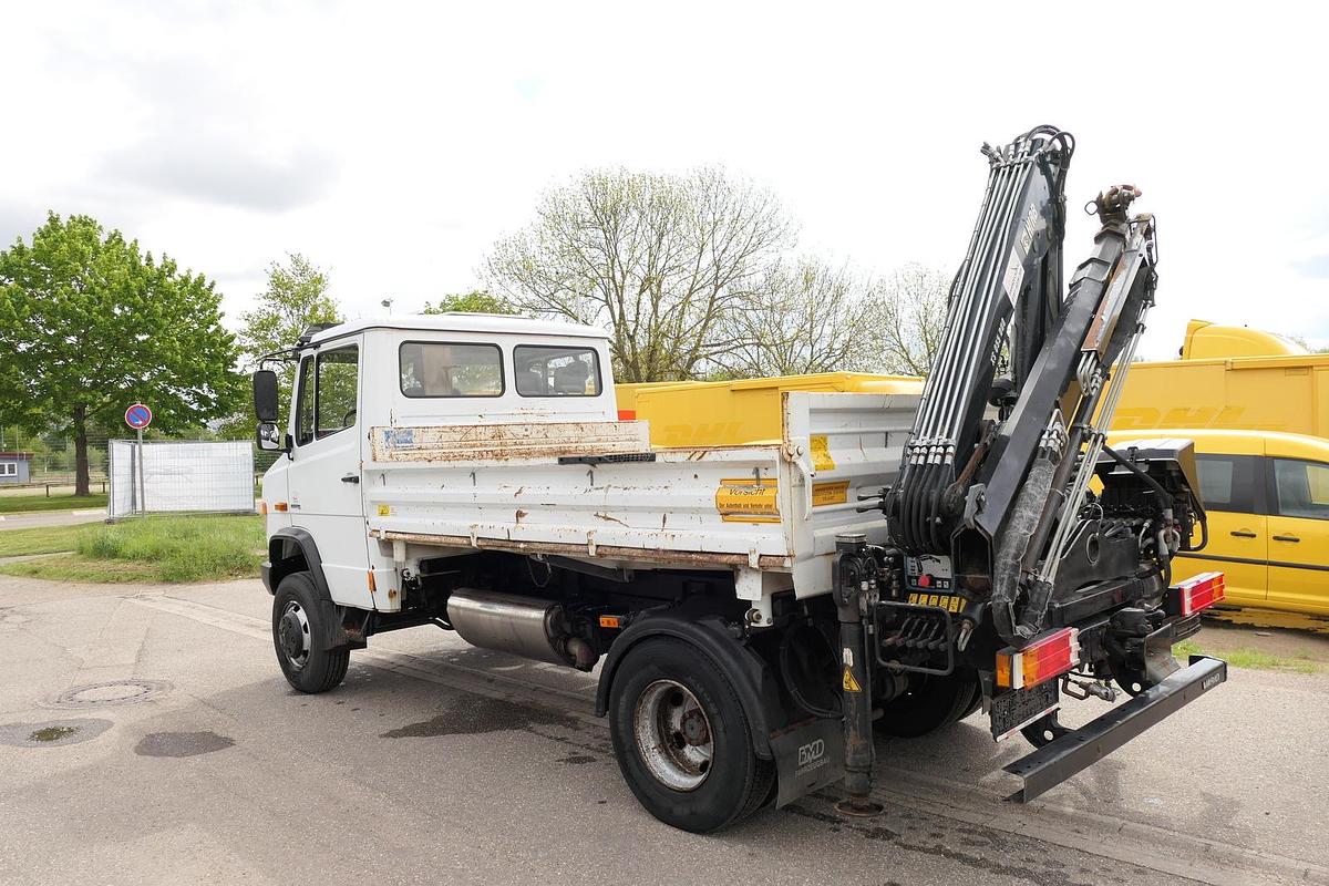 Gebraucht Mercedes-Benz Vario 816D mit Ladekran 3 Sitzer Standheizung HIAB XS 055 DUO - AHK