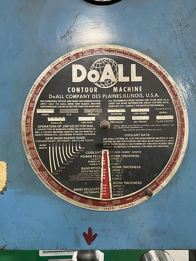 Used 2013 DO-ALL V3 BAND SAW