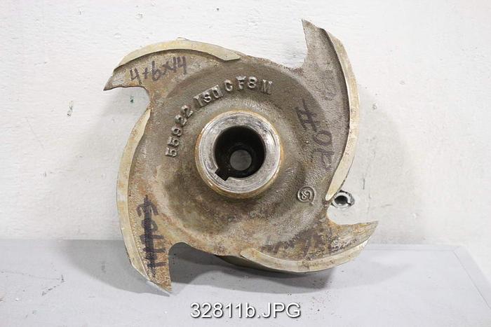 Used Goulds 3175 4x6x14 2/4 Vane 12" Impeller #32811