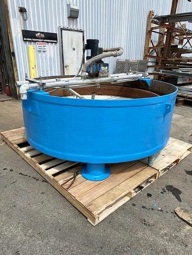 Used AES KADANT 6' DIAMETER GRAVITY STRAINER CARBON FIBER BODY