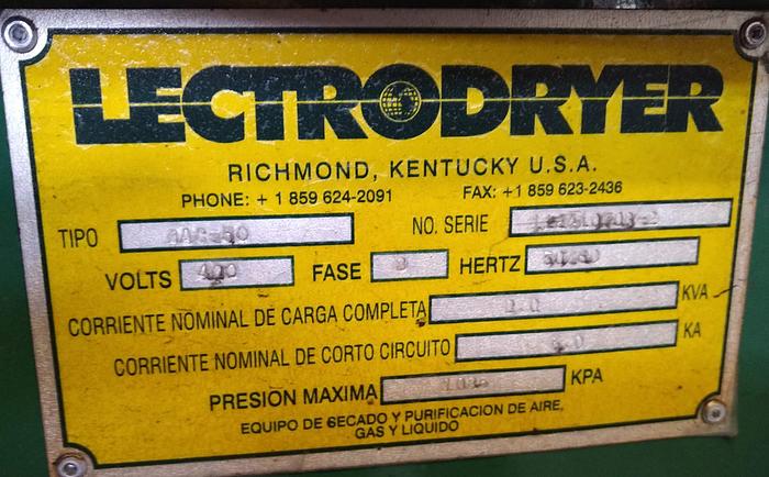 Usado Secador LECTRODRYER BAC-50