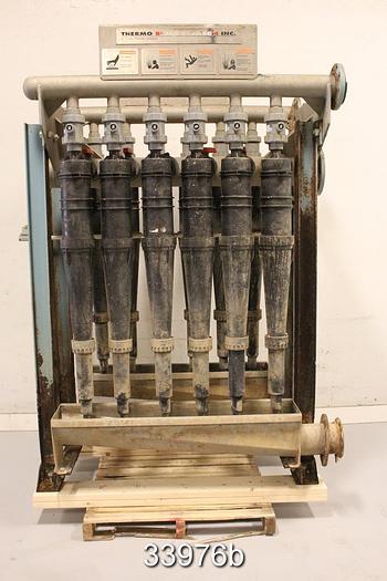 Used Black Clawson Ultra Clone 6" Low Density Ultra Cleaners #33976