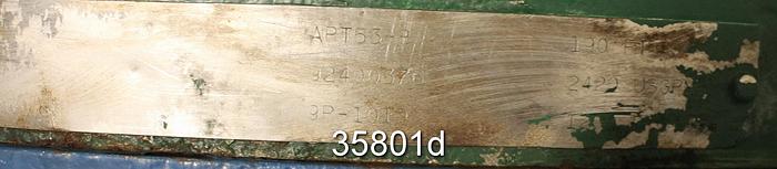 Used Sulzer Apt53-8 Pump, 8x10, 18" 5 Vane Impeller, Stainless Casing #35801