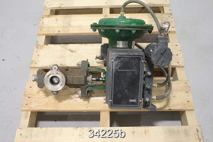 Used Fisher V200 1.5" Vee-Ball Control Valve #34225