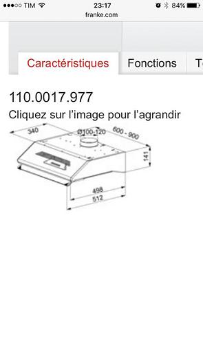 Used CAPPA FRANKE FTF 604 XS (60 CM)