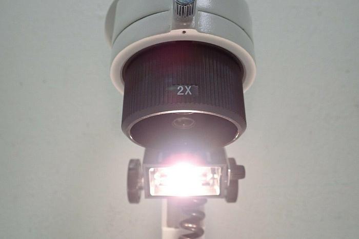 Used Frey 578651 ST-37C-2L00 2X 4X Stereo Microscope