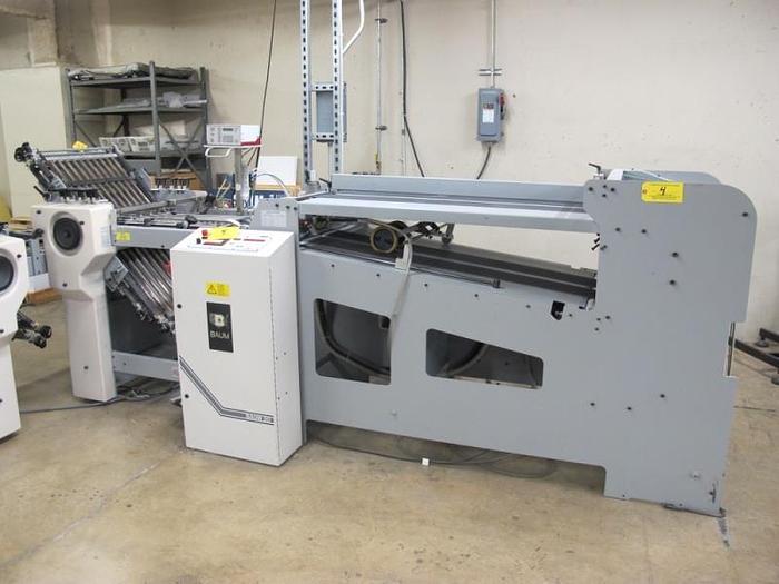 Used 2008 Baum 20 4/4/4 Continuous Feed Folder with HHS-C20 Cold Glue Applicator 2008