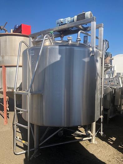 Used Feldmeier 1,000 Gallon Jacketed Concentrate Chopper Tank