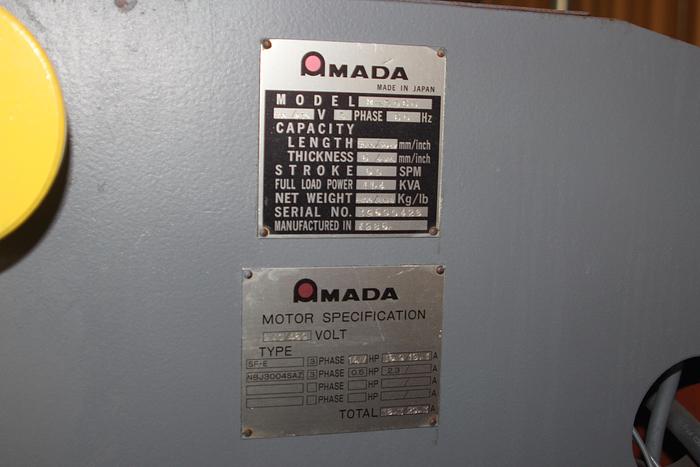 Used 1986 AMADA M-3060 Shear | 1/4" x 10', 42" FOPBG, 10 Sq. arm, Front Support