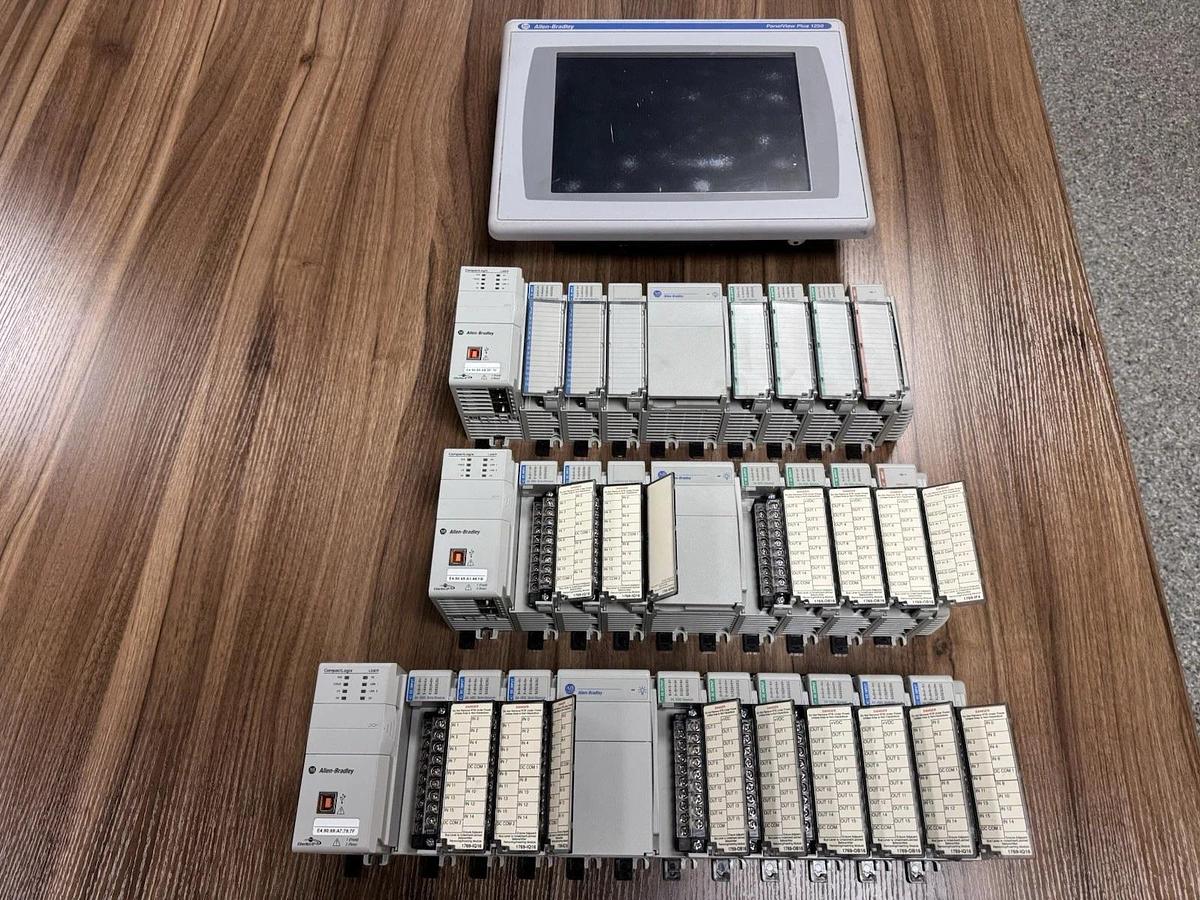 Used Allen Bradley L33ER L30ER 1769-IQ16 1769-OB16 1769-IF4 1769-ECR 2711P-RDT12C