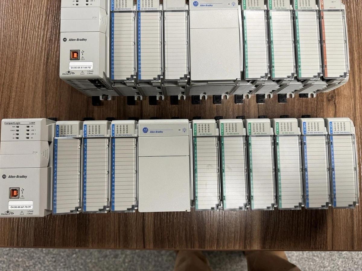 Used Allen Bradley L33ER L30ER 1769-IQ16 1769-OB16 1769-IF4 1769-ECR 2711P-RDT12C
